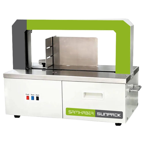 Verpackungsmaschinen, Banderoliermaschinen, Banderolieren, Sunpack, banderolieren, bündeln, Ultramiatic, Akebono